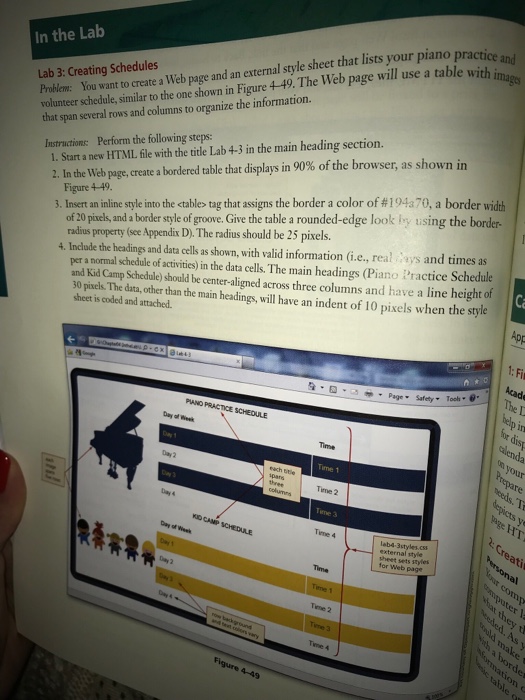 Solved In the lab, lab 3 on page 216 (at the end of chapter | Chegg.com