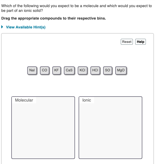 Solved Classify the following compounds as having covalent | Chegg.com