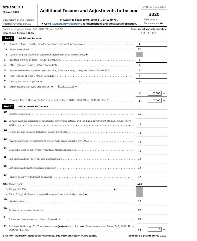 Note: This problem is for the 2020 tax year. Daniel | Chegg.com