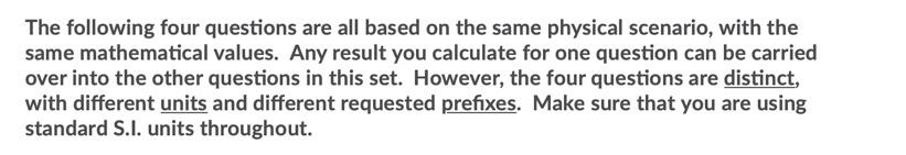Solved The following four questions are all based on the | Chegg.com