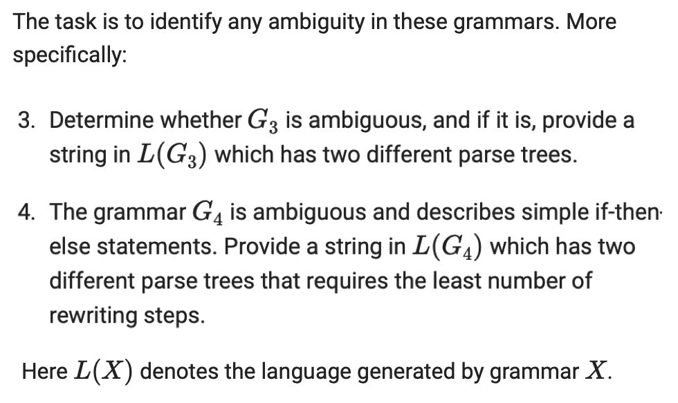 Solved - G3=({S,A,B},{a,b},R3,S), where R3:SAB→ϵ∣A a a ∣ b | Chegg.com