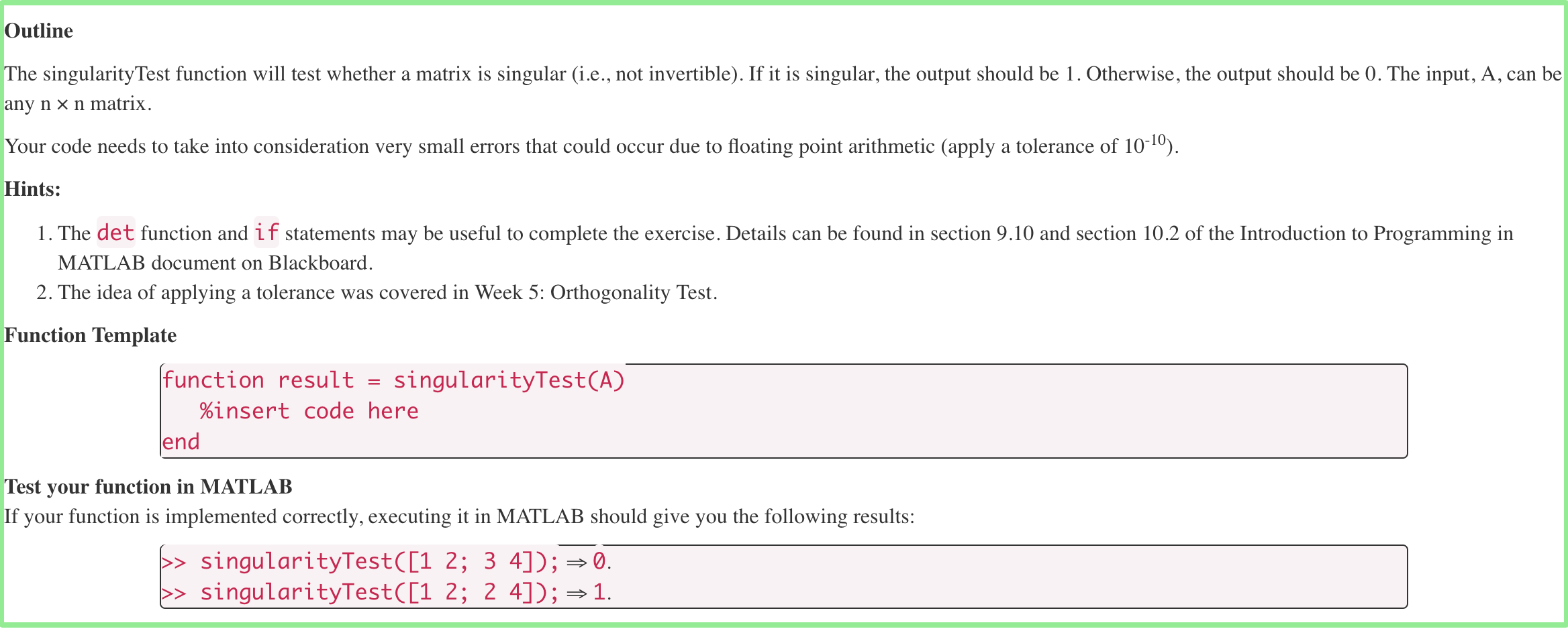 Solved Overview Complete The Implementation Of The | Chegg.com