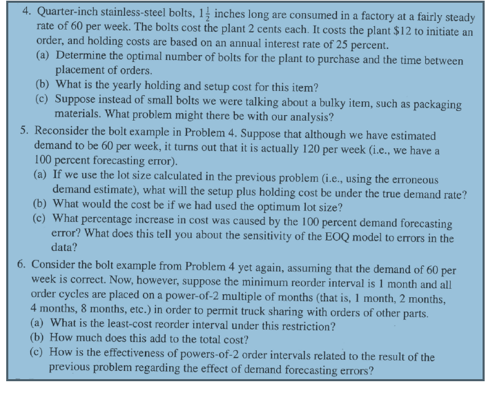 Solved Could you please solve the problem 6? I sent the | Chegg.com