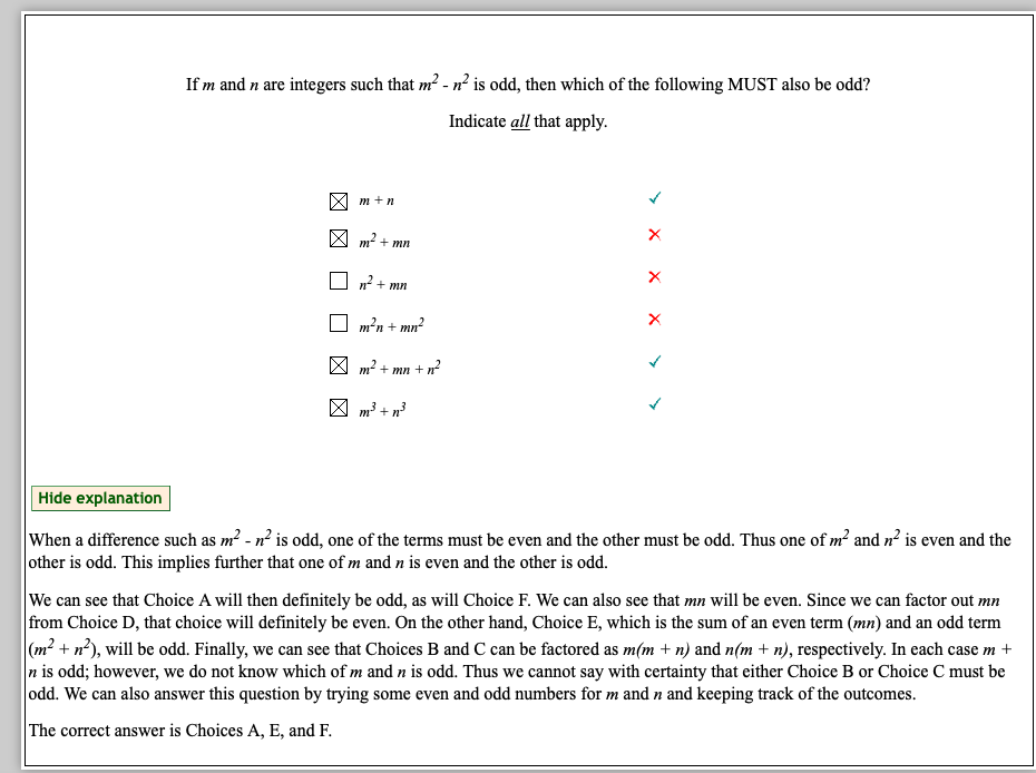 Solved Would you please explain why answer choice b is | Chegg.com