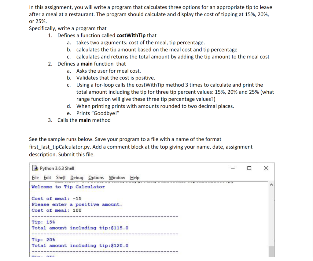 Solved In this assignment you will write a program that