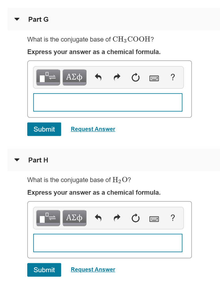 Solved Determine The Correct Conjugate Acid Or Base For | Chegg.com