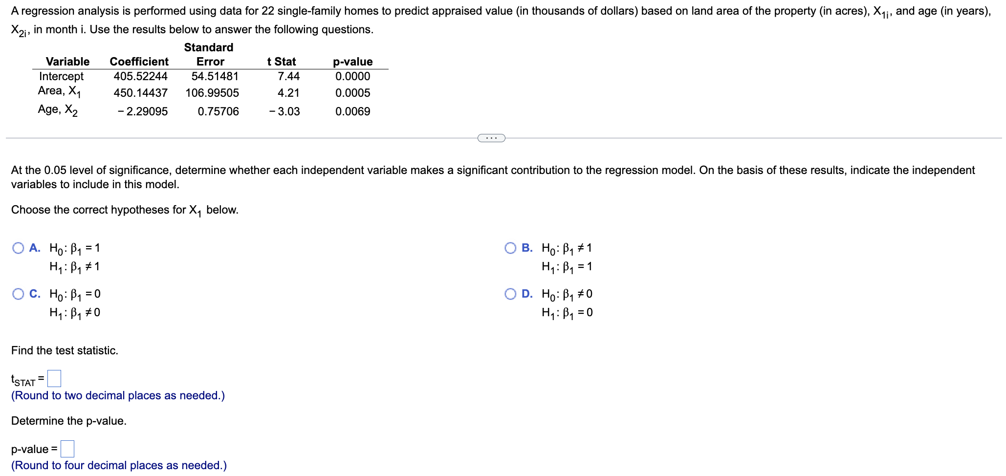 Solved variables to include in this model. Choose the | Chegg.com