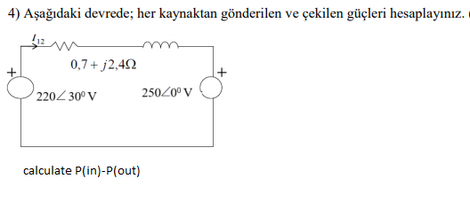 Solved 4) Aşağıdaki devrede; her kaynaktan gönderilen ve | Chegg.com