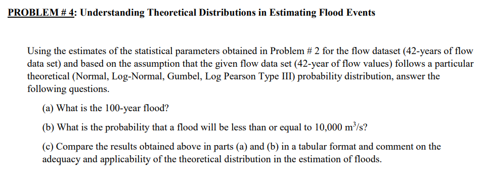 Solved Using The Estimates Of The Statistical Parameters Chegg