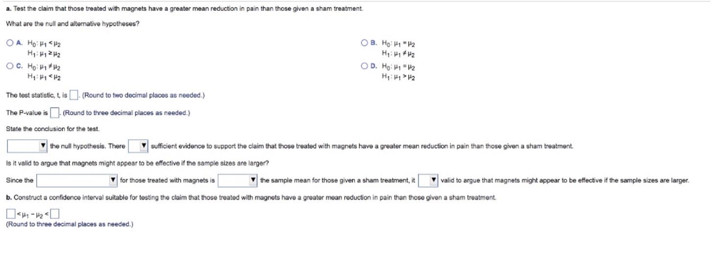 Solved Researchers conducted a study to determine whether | Chegg.com