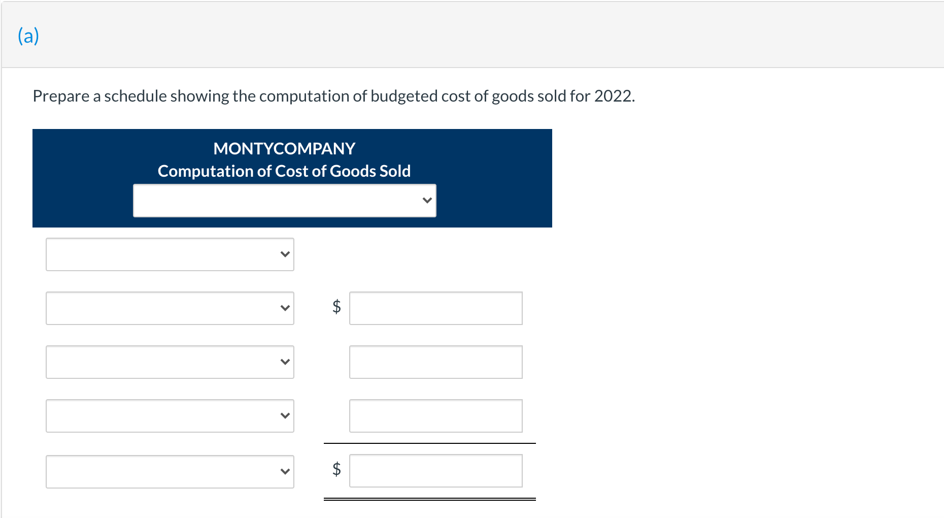 solved-a-prepare-a-schedule-showing-the-computation-of-chegg