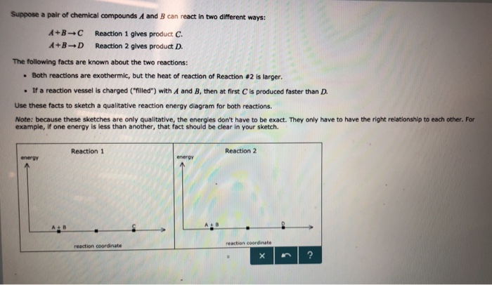 Solved Suppose a pair of chemical compounds A and B can | Chegg.com