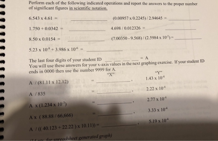 Solved Determine The Number Of Significant Figures In Each