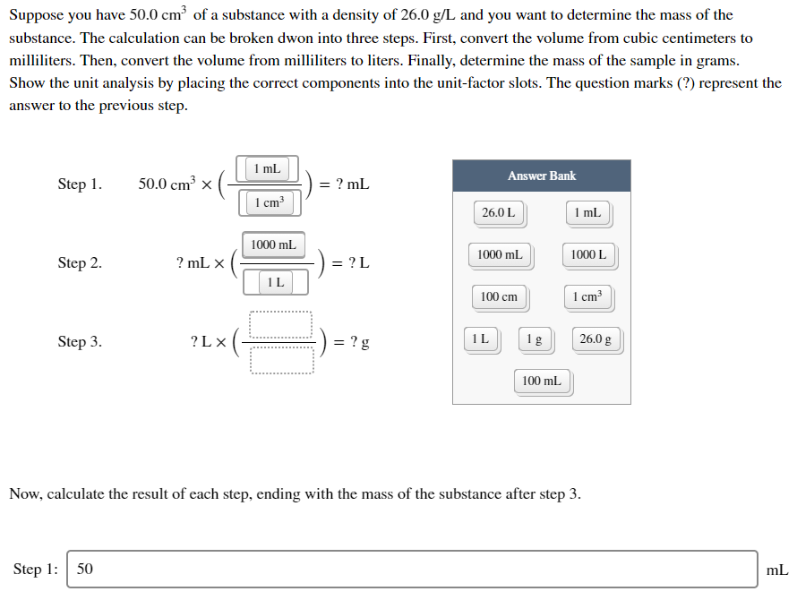 Solved Suppose You Have 50 0 Cm Of A Substance With A Chegg Com