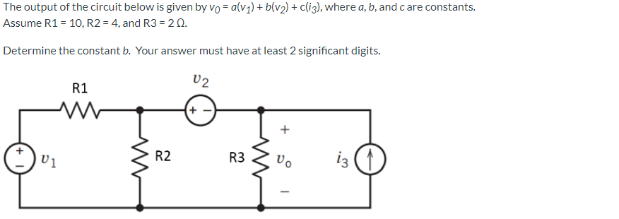 Solved The output of the circuit below is given by vo = | Chegg.com
