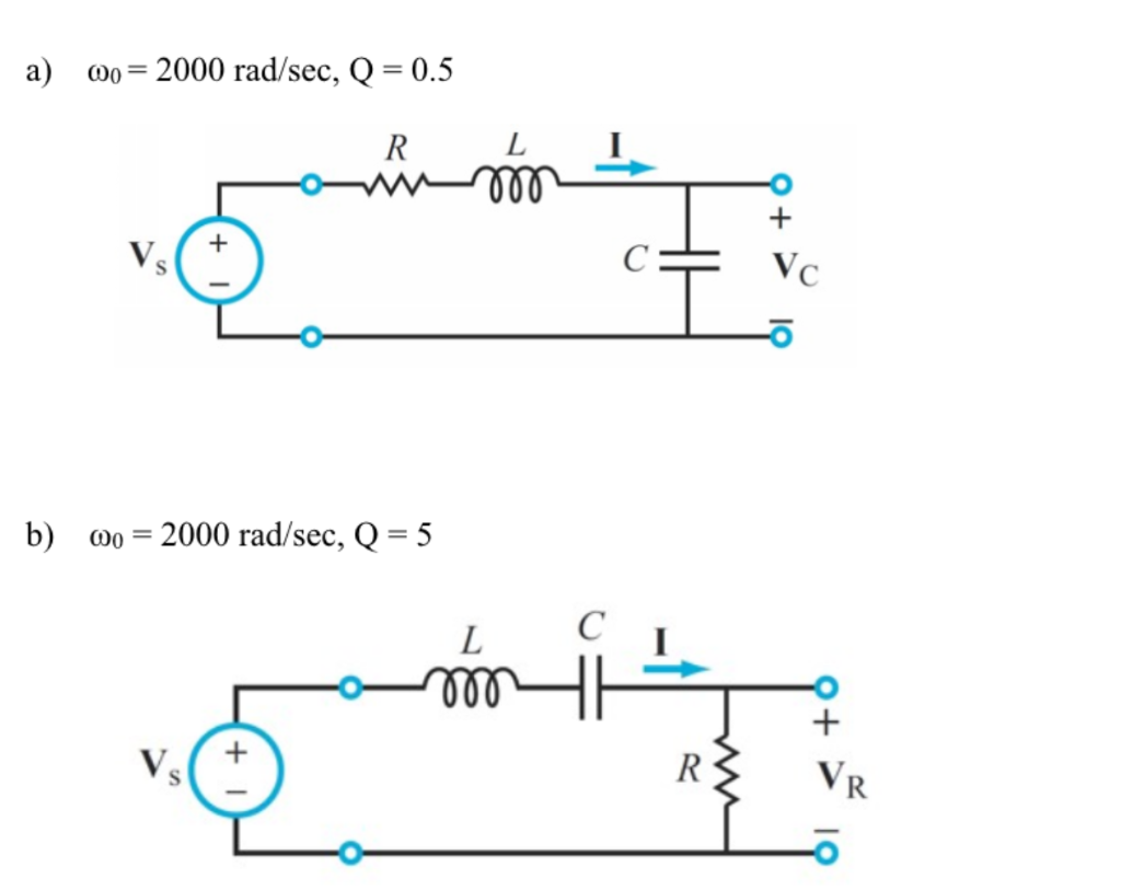 Passive Rlc Filter Solved ***Please use MATLAB ONLY*** For the following 2 | Chegg.com