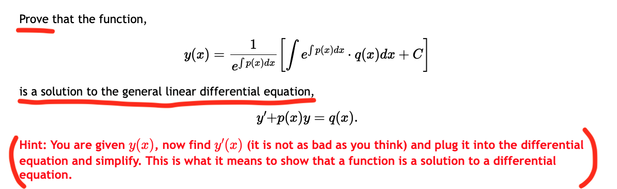 Solved Please help me with this calculus integral proving | Chegg.com