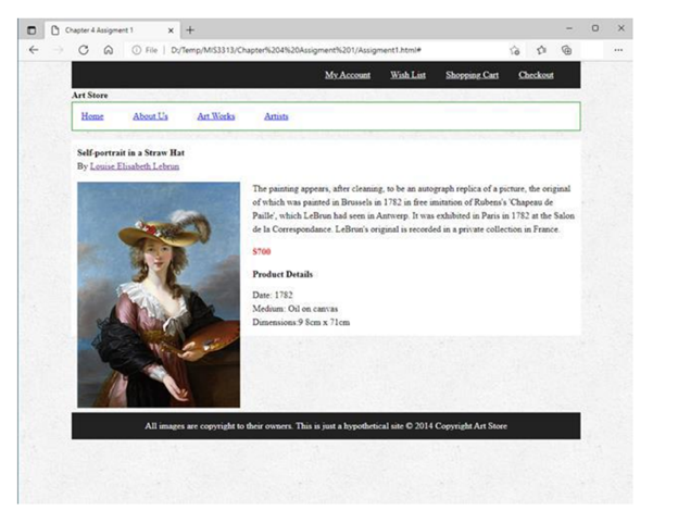 Solved Write an HTML code that displays the result as below | Chegg.com