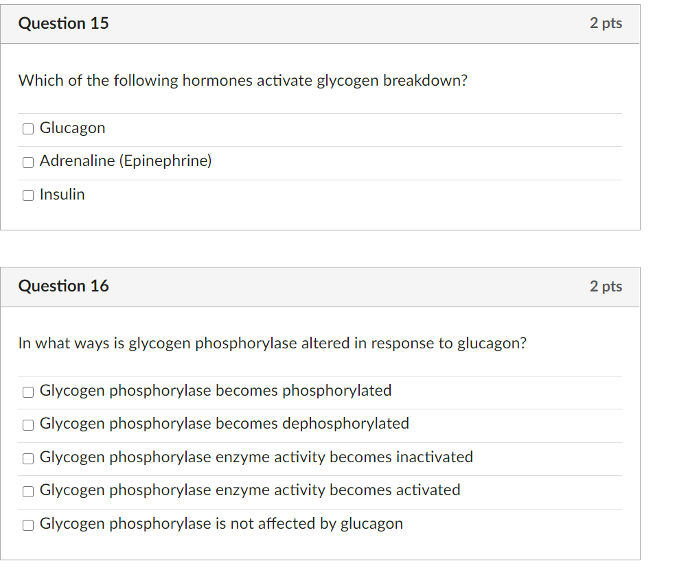 Solved Question 11 3 pts Conversion of 12 free glucose | Chegg.com