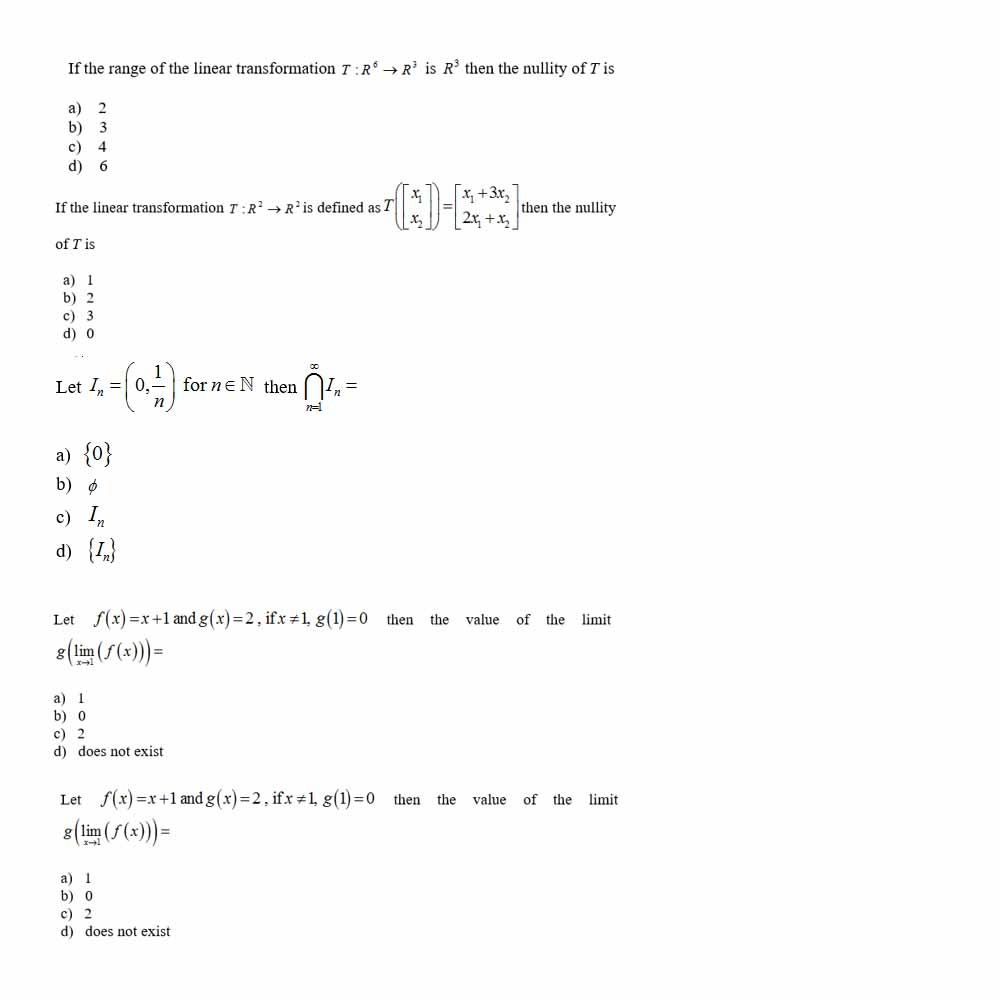 Solved If The Range Of The Linear Transformation T R R Chegg Com