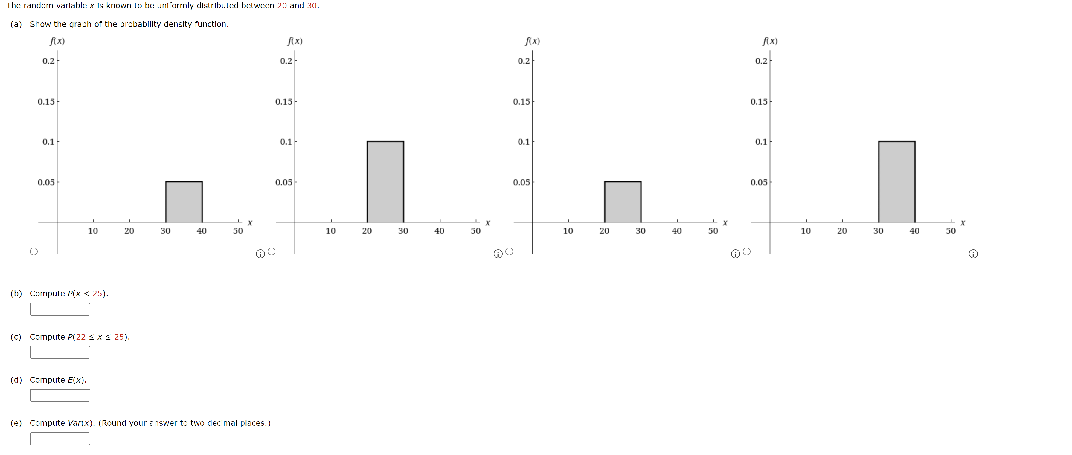 Solved The Random Variable X Is Known To Be Uniformly 8482