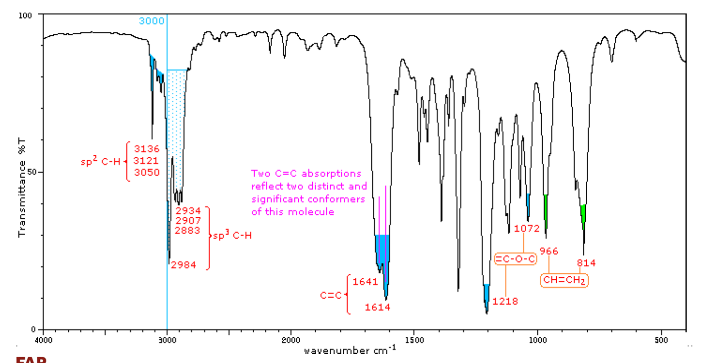 Solved FTIR has been applied to identify the molecular | Chegg.com