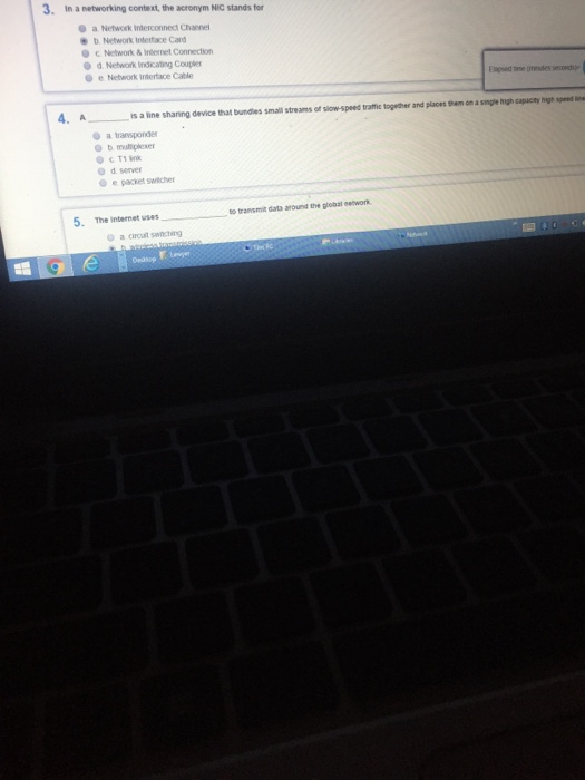 Solved 3. In a networking context, the acronym NIC stands