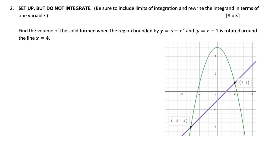 Solved SET UP, BUT DO NOT INTEGRATE. (Be sure to include | Chegg.com