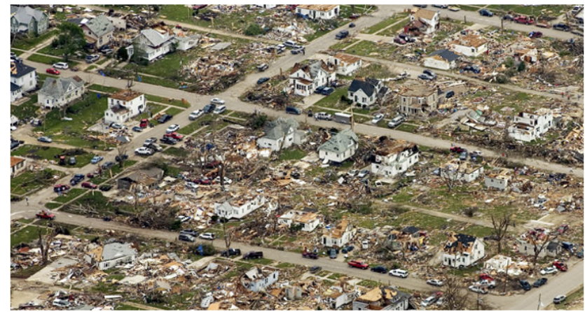 Solved Tornado Damage: The picture below depicts structural | Chegg.com