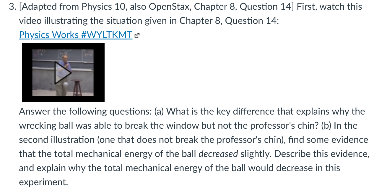 3. [Adapted From Physics 10, Also OpenStax, Chapter | Chegg.com