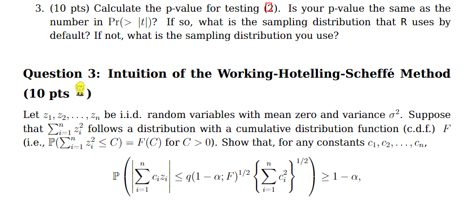 Solved Question 1 Understanding Bonferroni Correction 6 Chegg Com