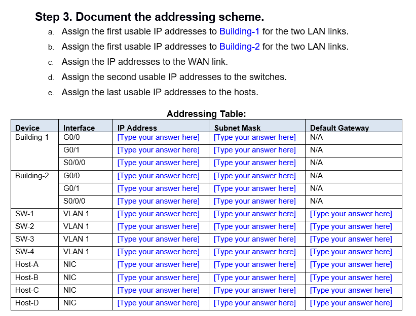 Solved Logbook activity 5 Network Topologies 1.