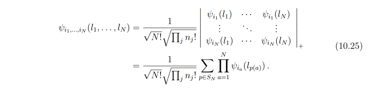 Verify that the N-fermion Slater-determinant states | Chegg.com