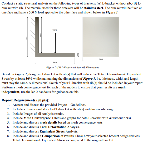 Solved USE ANSYS PLZ! ﻿Conduct a static structural analysis | Chegg.com