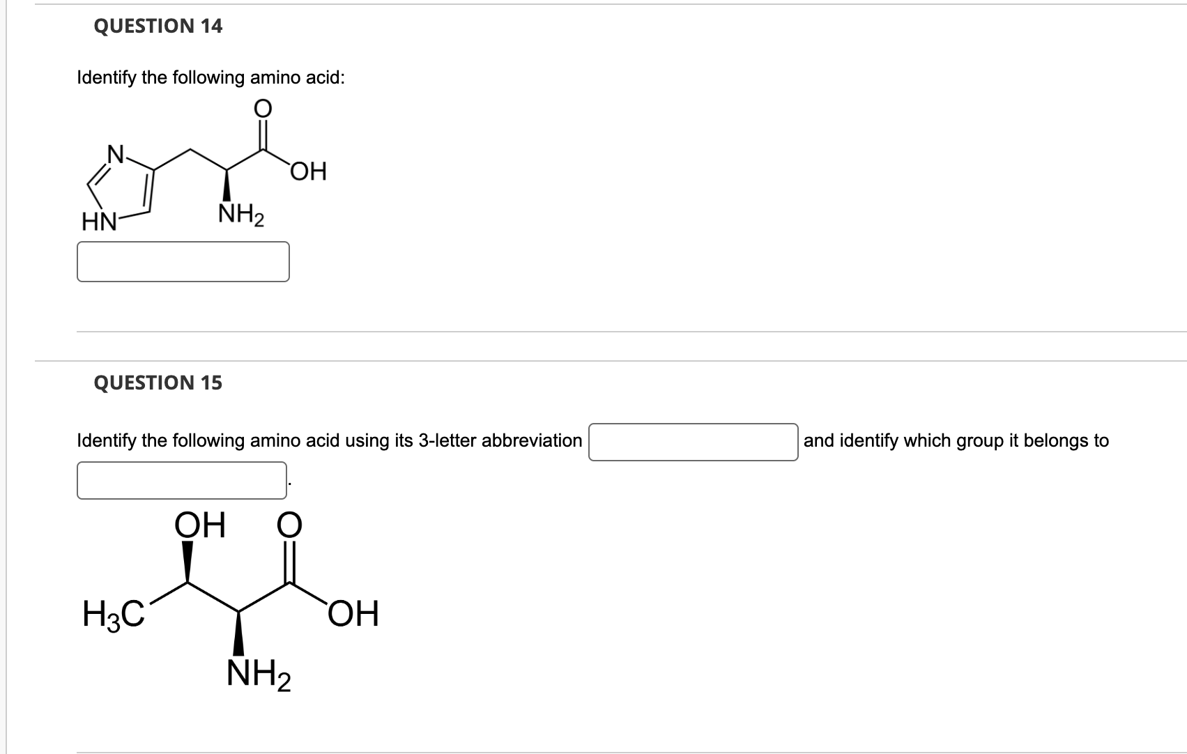 Solved 2 Consider The Following Amino Acid A Indicate If Chegg Com