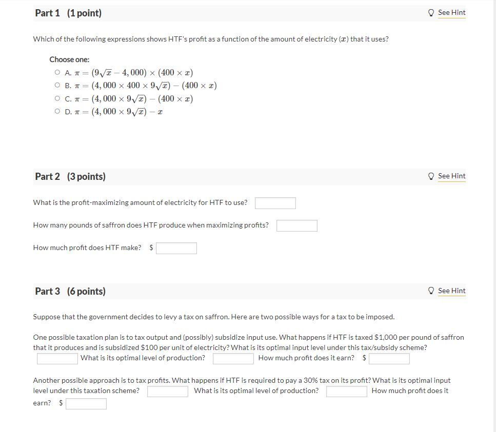 Solved e See page 372 06 Question (10 points) Herb Time | Chegg.com