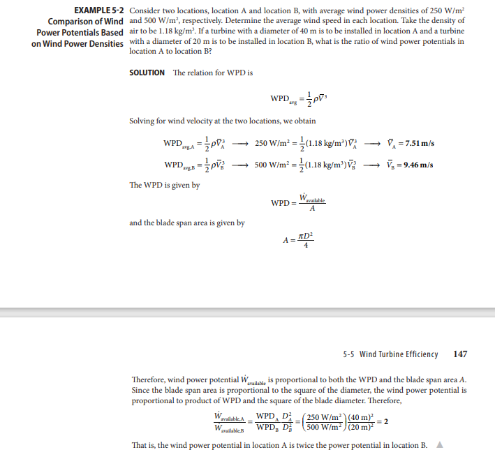 Solved EXAMPLE 5-2 Consider Two Locations, Location A And | Chegg.com