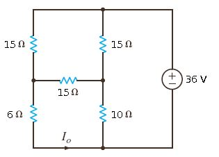 Solved 150 150 36V - 15Ω 6ΩΣ και 100 | Chegg.com