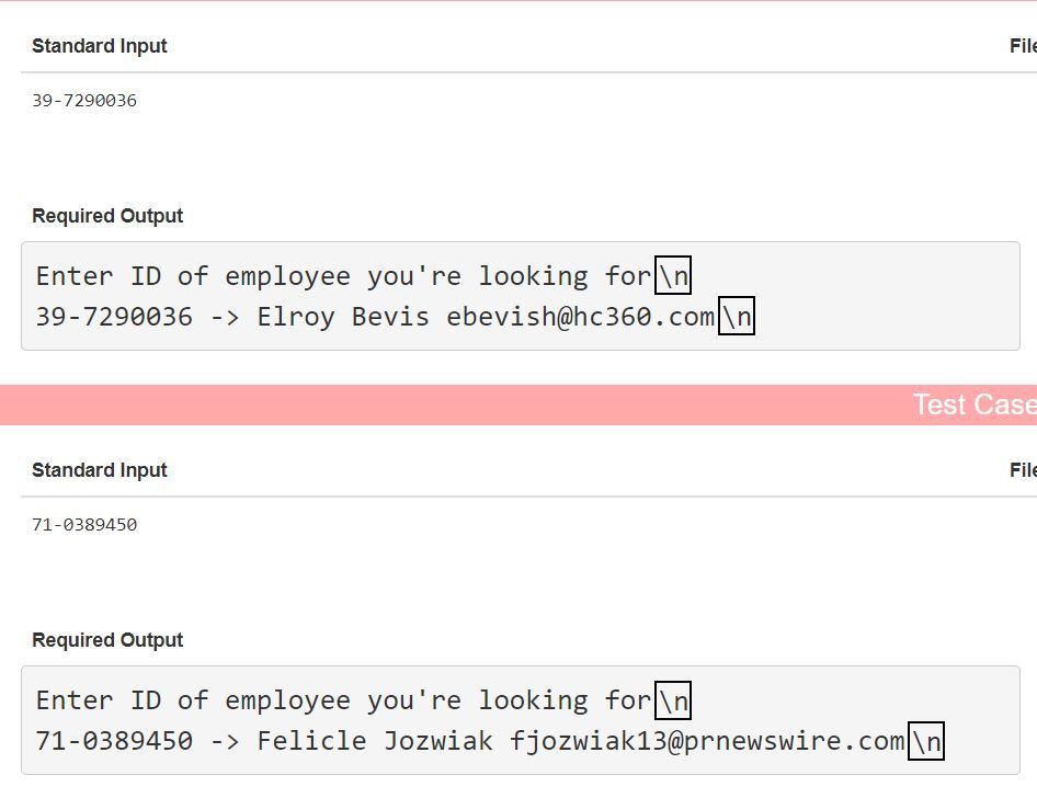 In a class called Employee, make a static method call | Chegg.com
