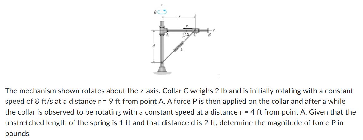 Solved The mechanism shown rotates about the \( ﻿z \)-axis. | Chegg.com