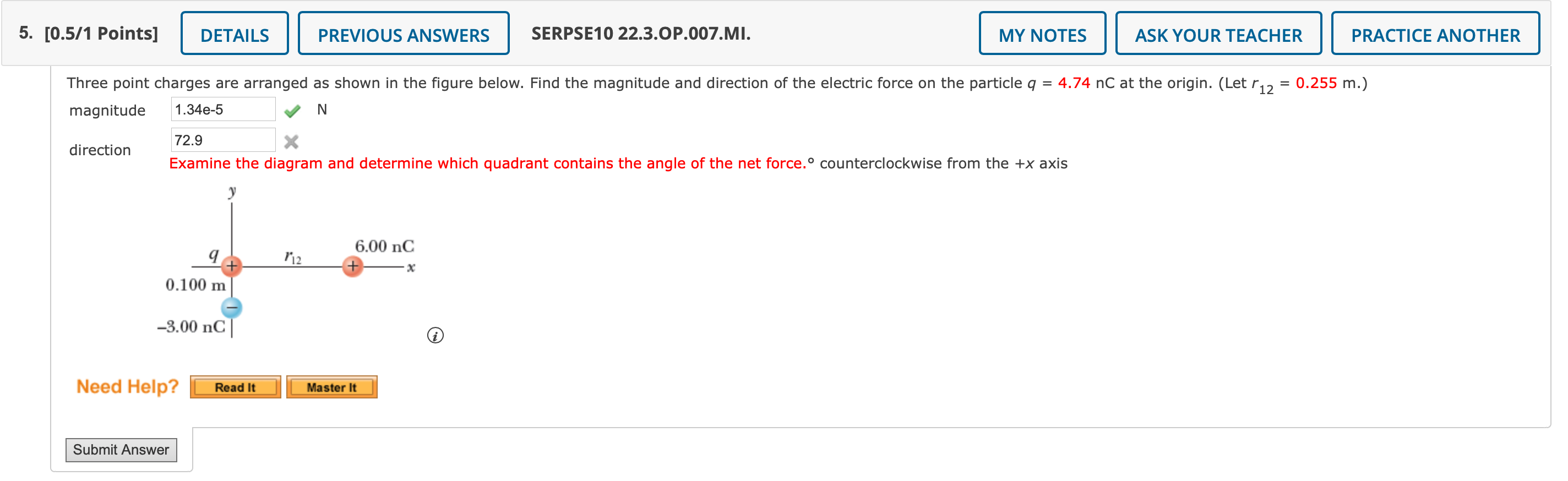 Solved 3. [0.5/1 Points] DETAILS PREVIOUS ANSWERS SERPSE 10 | Chegg.com