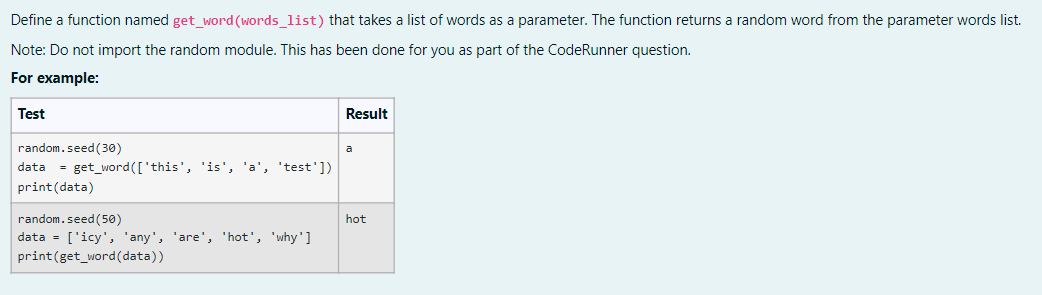 Solved Define a function named get_words_from_file(filename) | Chegg.com