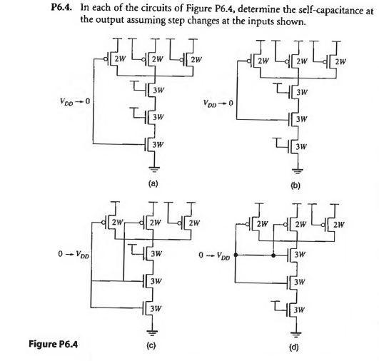 Solved P6.4. In each of the circuits of Figure P6.4, | Chegg.com