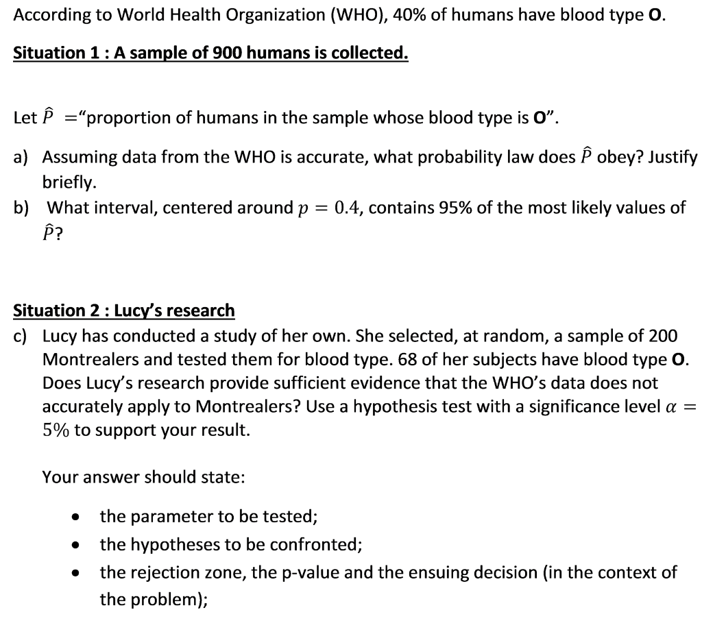 Solved According To World Health Organization Who 40 Chegg Com