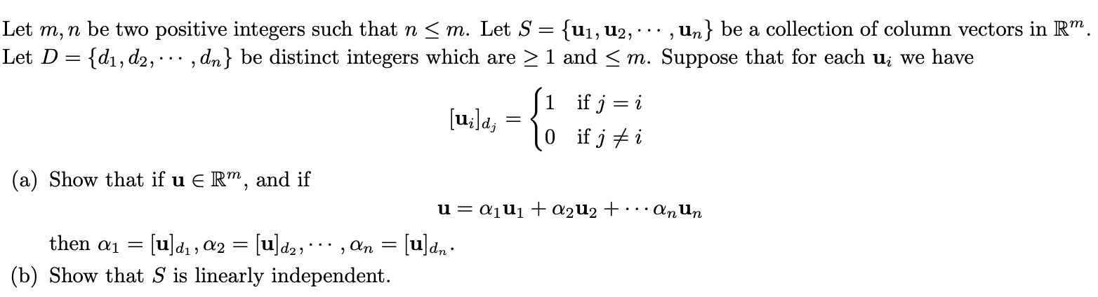 Solved Let m, n be two positive integers such that n 1 and | Chegg.com