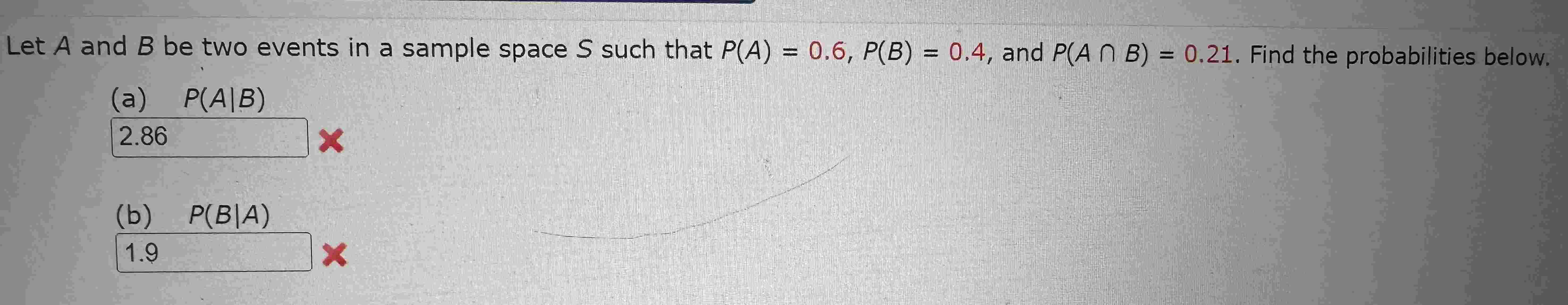 Solved Let A And B ﻿be Two Events In A Sample Space S ﻿such | Chegg.com