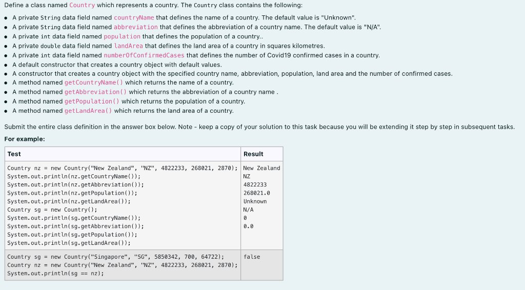 Solved Define A Class Named City Which Represents A City Chegg