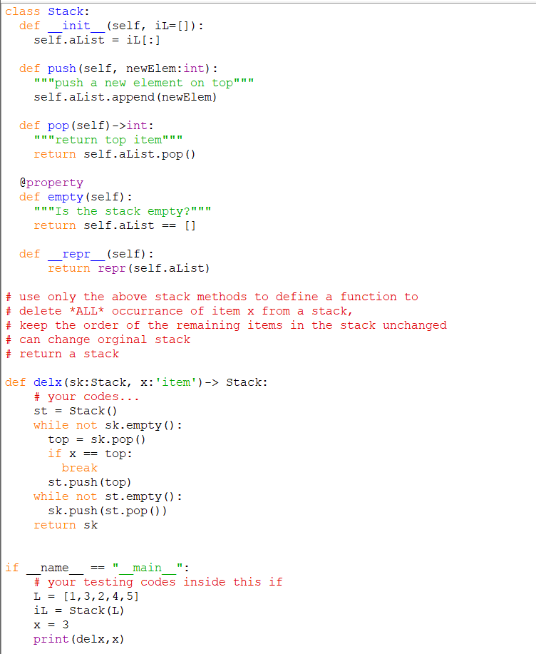 Solved I am not sure if my function is right and my testing | Chegg.com