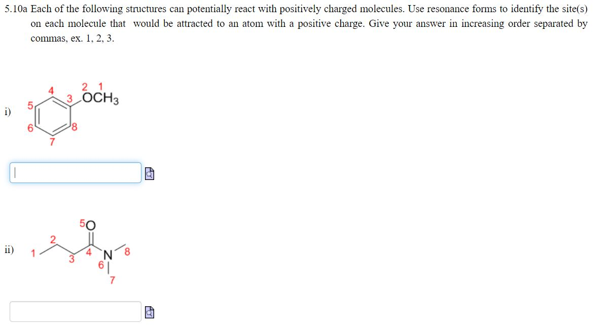 Solved Each of the following structures can potentially | Chegg.com