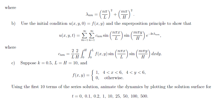 Solved 2. Consider the initial-boundary value problem for | Chegg.com